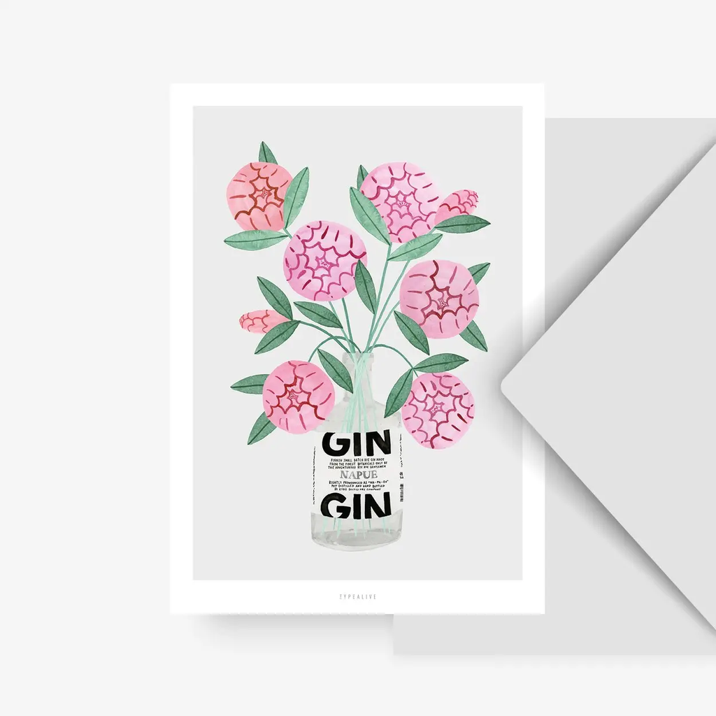 Carte postale - Gin Gin