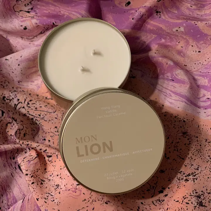 Bougie "Mon Lion" - Grande