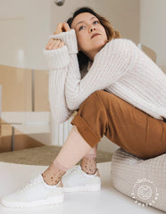 Chaussettes transparentes Nakameguro Brunes