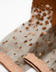 Chaussettes transparentes Nakameguro Brunes