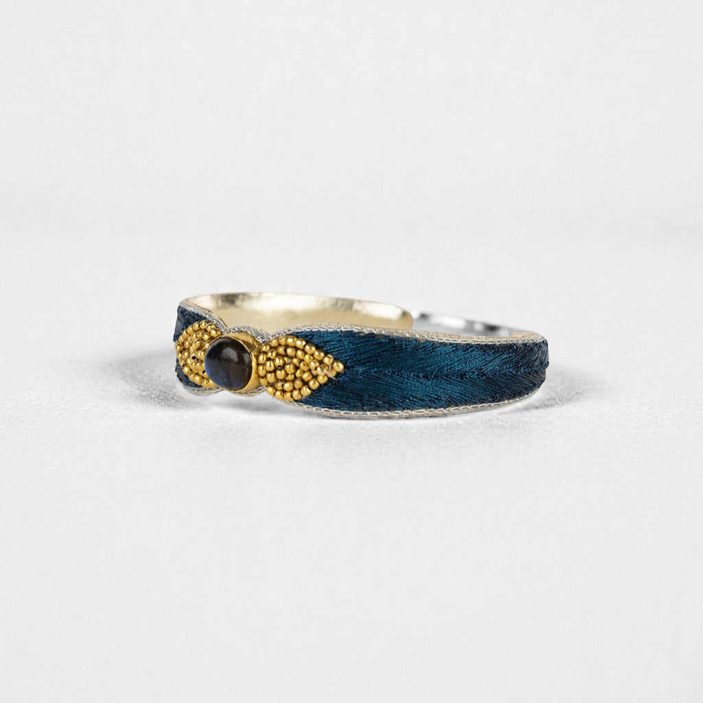 Fine Bangle BRAHA Deep Sea - Labradorite