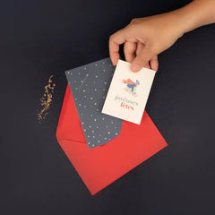 Carte de voeux - graines à semer - Joyeuses Fêtes