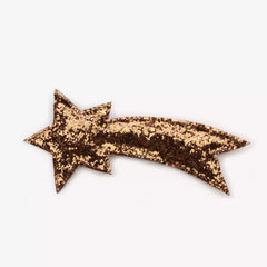Etoile filante pailletée bronze