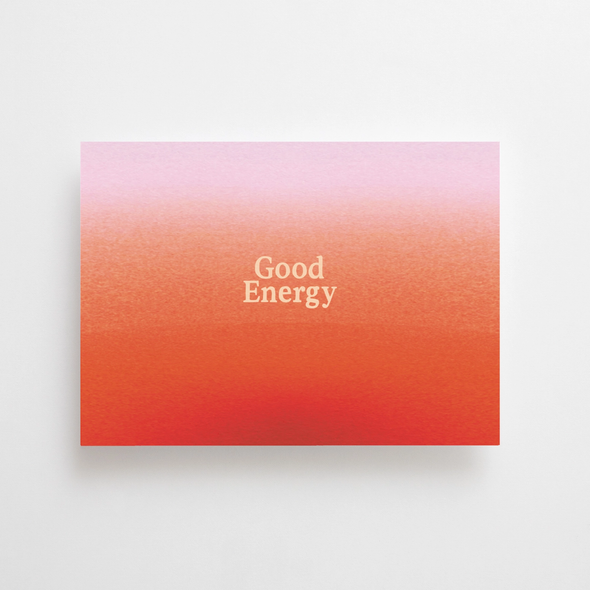 Carte postale Good Energy