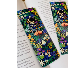 Marque-pages fleurs papillons