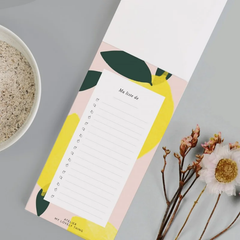Bloc-notes Zeste de citron