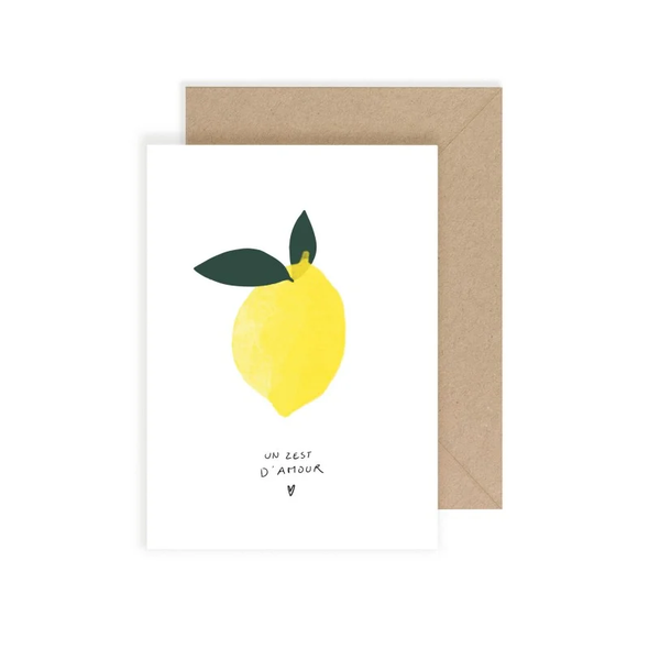 Carte un Zest d'amour
