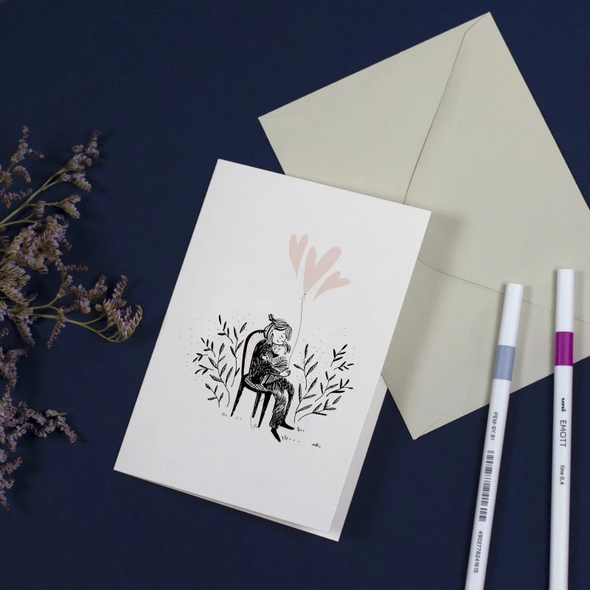 Carte double Réconfort