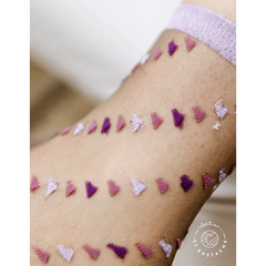 Chaussettes transparentes Telhas Pink
