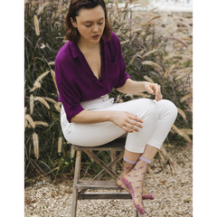 Chaussettes transparentes Telhas Pink
