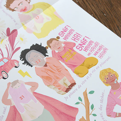 Poster à stickers - Les Super-Pouvoirs