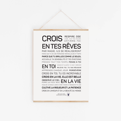 Affiche A3 - Crois en tes rêves