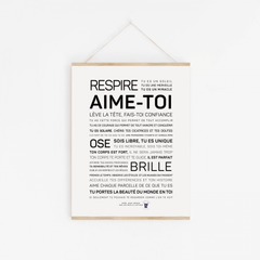 Affiche A3 - Aime-toi
