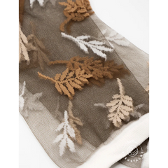 Chaussettes transparentes Les Alpes Beige