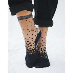 Chaussettes transparentes Nakameguro Silver