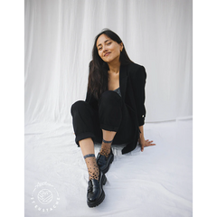 Chaussettes transparentes Nakameguro Silver