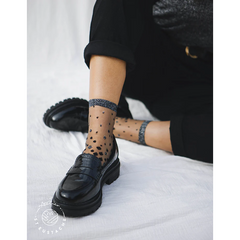 Chaussettes transparentes Nakameguro Silver