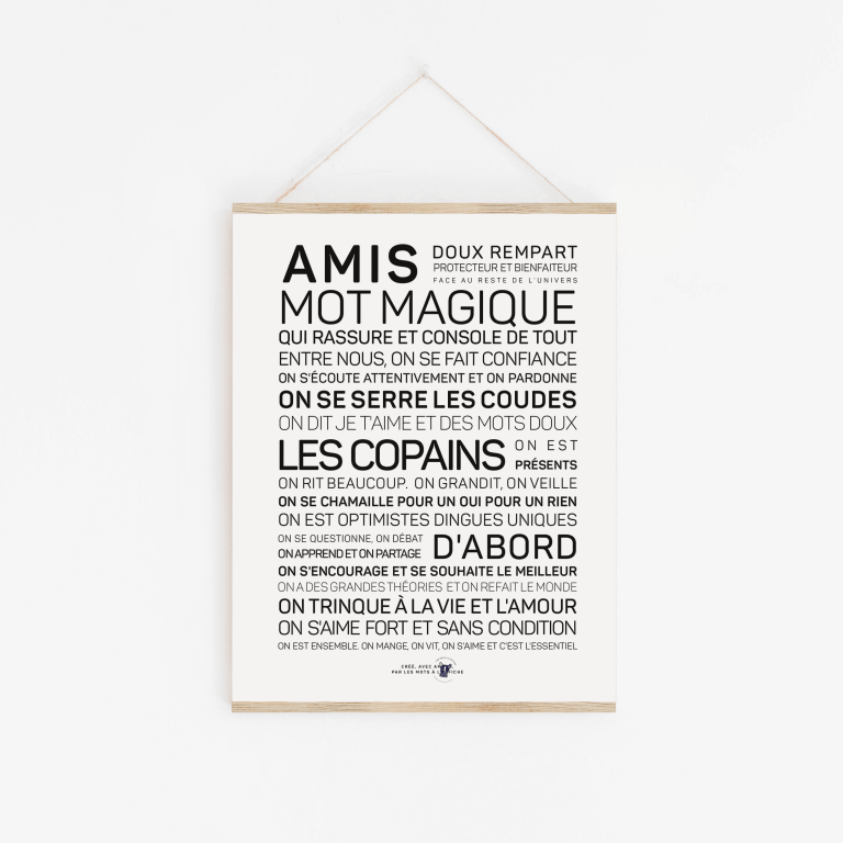 Affiche A4 - Amis