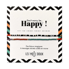 Bracelet Don't worry be Happy