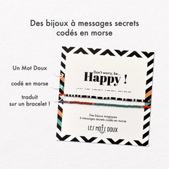Bracelet Don't worry be Happy