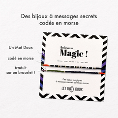 Bracelet Believe in Magic !