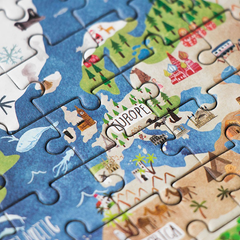 Pocket puzzle - Discover the world