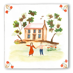 Carreau de céramique - Our love story