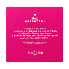 Bracelet Mon Essentiel - Cordon Cobalt