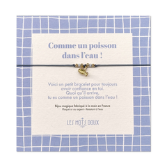Bracelet Enfant "Comme un poisson dans l'eau !"