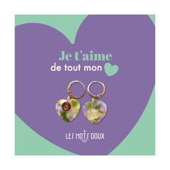 Boucle d'oreilles Coeur - Spring