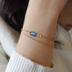 SHILO | Bracelet double labradorite