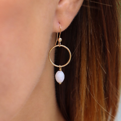 AYANA | Boucles d'oreilles pierre de lune
