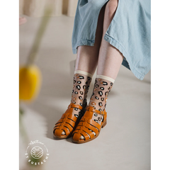 Chaussettes transparentes Horseshoe Bend Crème