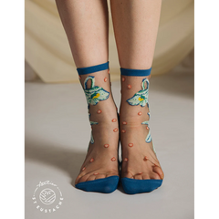 Chaussettes transparentes Jardin des Cîmes
