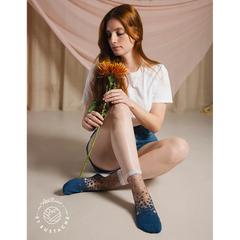 Chaussettes transparentes Nakameguro Denim
