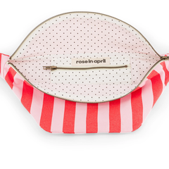 Sac banane Rayures Candy pink / Rouge