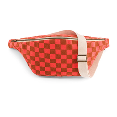 Sac banane Damier Corail Caramel
