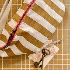 Sac banane Rayures Caramel