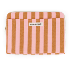 Housse d'ordinateur Octave Rayures Caramel / Strawberry - 13&14"