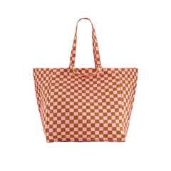 Sac cabas Elisa Damier Caramel / Strawberry
