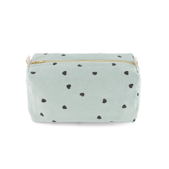 Trousse de toilette Vic - Coeur Blue spray