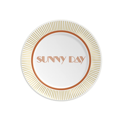 Assiette en porcelaine Sunny Day