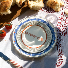 Assiette en porcelaine Sunny Day