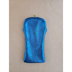 Etui à lunettes en cuir upcyclé