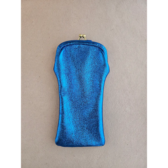 Etui à lunettes en cuir upcyclé