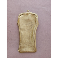 Etui à lunettes en cuir upcyclé