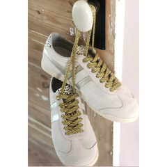 Lacets de chaussures lurex - Tilleul