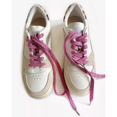 Lacets de chaussures lurex - Lilas