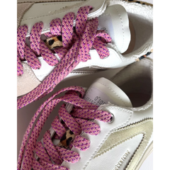 Lacets de chaussures lurex - Lilas