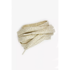 Lacets de chaussures lurex - Avoine